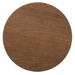 Baxton Studio Aline Wood And Rust Finished Steel Adjustable Swivel Barstool Brown - BaxtonStudio -Furniture Series Store GUEST 61e6d42a fc1c 4ecc 82c7 a78def77ec18