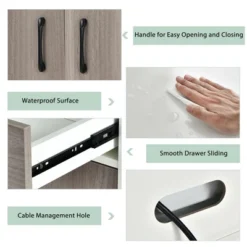 Costway 3-Door 71'' Kitchen Buffet Pantry Storage Cabinet W/Hutch Adjustable Shelf White -Furniture Series Store GUEST 6315706e 21f4 45ed adba b47b559756a6