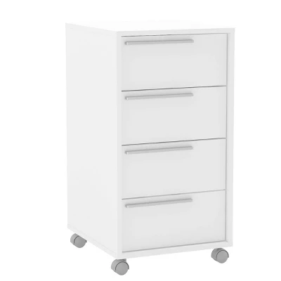 Maia 4 Drawer File Cabinet White - Polifurniture 7 Maia 4 Drawer File Cabinet White - Polifurniture - Image 7