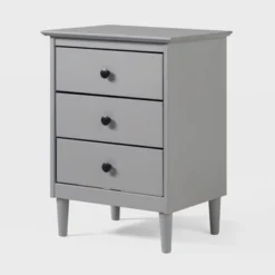 Stiva Classic Mid-Century Modern 3 Drawer Nightstand - Saracina Home -Furniture Series Store GUEST 6616b2bb 5915 4959 a94b 59921dc18992