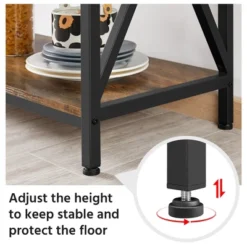 Yaheetech 5-Tier Kitchen Baker's Rack Utility Storage Shelf With 5 Shelves & Adjustable Feet -Furniture Series Store GUEST 670275b2 7efc 447e baca d9a886a8c1f9