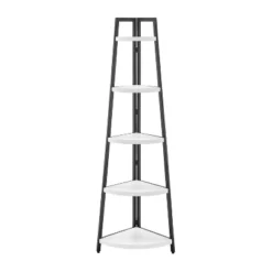 70" Free Standing 5 Tier Pyramid Corner Shelf - Danya B. -Furniture Series Store GUEST 6720a312 a475 48fb bce0 ea78fdc28483