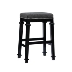 Kennedy Backless Barstool Wood - Linon -Furniture Series Store GUEST 674eff77 c606 4569 a31f 3af8f13fdb78