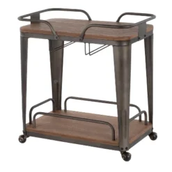 Oregon Industrial Bar Cart Antique - LumiSource -Furniture Series Store GUEST 680a087d 0d9f 44f4 8e89 91a1ff5e37a5