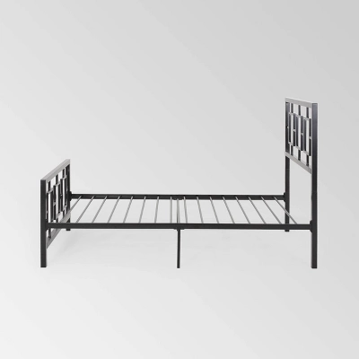 Claudia Modern Iron Platform Bed - Christopher Knight Home 6 Claudia Modern Iron Platform Bed - Christopher Knight Home - Image 6