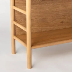 72" Holladay Curved Wooden Bookcase - Threshold™ Designed With Studio McGee -Furniture Series Store GUEST 68f47188 5121 4717 ac39 f4ceeabd4e01