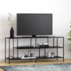Three-Shelf TV Stand In Black - Henn&Hart