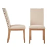 Set Of 2 Amiford Nailhead Accent Dining Chair - Inspire Q