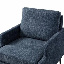 Leandes Mid-century Armchair With Tapered Metal Legs For Living Room And Bedroom | KARAT HOME -Furniture Series Store GUEST 69f0b7bc 2e11 4183 ad0e 8aef6d5d883c