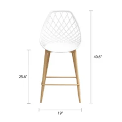 Set Of 2 Kurv Counter Height Barstool - Jamesdar -Furniture Series Store GUEST 6e5f7c17 bc77 46cf a2ee df340e338989