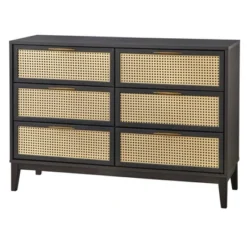 Andros 6 Drawer Dresser With Faux Cane Drawer Fronts - Buylateral -Furniture Series Store GUEST 6f5334fb e7ad 412c 9882 452447f76680