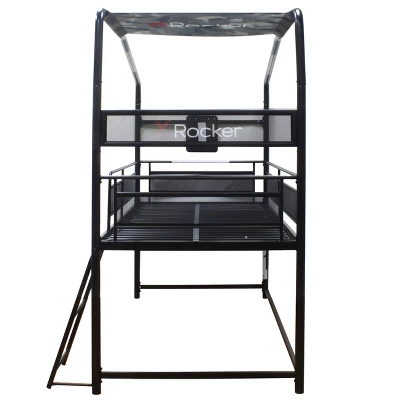 Twin Contra Customizable Mid-Sleeper Gaming Bed With TV Mount For TVs Up To 32" Black - X Rocker 6 Twin Contra Customizable Mid-Sleeper Gaming Bed With TV Mount For TVs Up To 32" Black - X Rocker - Image 6