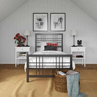 Bellatrix Metal Bed Black - Room & Joy 2 Bellatrix Metal Bed Black - Room & Joy - Image 2