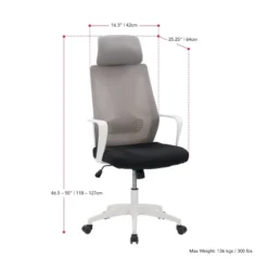Workspace Mesh Back Office Chair - CorLiving -Furniture Series Store GUEST 70ce14c5 8c03 41a0 86b4 85b548bb2df8