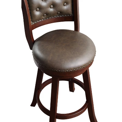Bridgeport Swivel Barstool Brown - H2O Furnishings 4 Bridgeport Swivel Barstool Brown - H2O Furnishings - Image 4