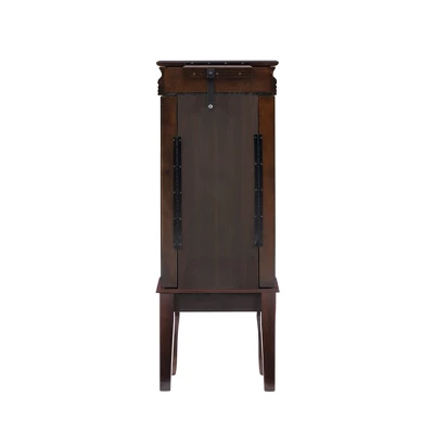 Verona Italian Influenced Jewelry Armoire Espresso - Powell Company 7 Verona Italian Influenced Jewelry Armoire Espresso - Powell Company - Image 7