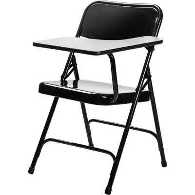 2pk Tablet Arm Folding Chair Black- Hampden Furnishings 2 2pk Tablet Arm Folding Chair Black- Hampden Furnishings - Image 2