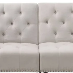 82" Eiroa Sofa Beige Fabric - Acme Furniture -Furniture Series Store GUEST 725f8f10 28d6 4f05 8c2c 589ef50569f8