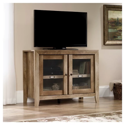Dakota Pass TV Stand For TVs Up To 42" Dark Brown - Sauder 2 Dakota Pass TV Stand For TVs Up To 42" Dark Brown - Sauder - Image 2