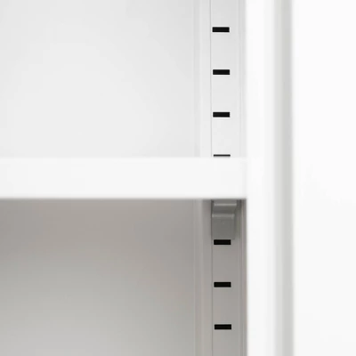 Eddison 2 Door Storage Cabinet Pure White - South Shore 5 Eddison 2 Door Storage Cabinet Pure White - South Shore - Image 5