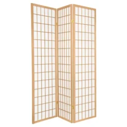 6 Ft. Tall Window Pane Shoji Screen 3 Panels - Oriental Furniture -Furniture Series Store GUEST 73ec421f 4bcb 406c 9cbd 894d830c9381