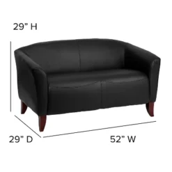 Emma And Oliver Leather Reception/Living Room Loveseat With Cherry Wood Feet 13 Emma And Oliver Leather Reception/Living Room Loveseat With Cherry Wood Feet -Furniture Series Store GUEST 7447a5bf 24e2 4cb4 adcc 837375cfb014