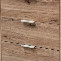 Laverne Modern And Contemporary Oak Finished 4 Drawer Chest Brown - Baxton Studio -Furniture Series Store GUEST 74c1a4a9 249a 492f 9f8c 1da79c993a5b