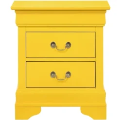 Passion Furniture Louis Philippe 2-Drawer Nightstand (24 In. H X 21 In. W X 16 In. D) 18 Passion Furniture Louis Philippe 2-Drawer Nightstand (24 In. H X 21 In. W X 16 In. D) -Furniture Series Store GUEST 755d0f91 61bd 4c5d 9cff e96c6a5981f4