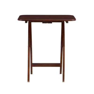 Grant Tray Tables Dark Cherry/Chrome - Powell Company 7 Grant Tray Tables Dark Cherry/Chrome - Powell Company - Image 7