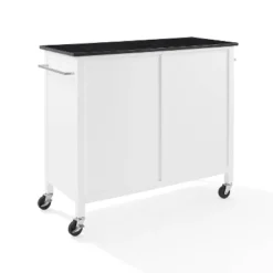 Soren Granite Top Kitchen Island/Cart Black/White - Crosley -Furniture Series Store GUEST 7681c707 ec3b 4046 a8ef e8c13ac5c49d