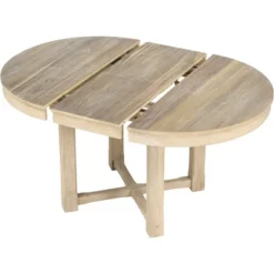 5 PCS Round Extendable Dining Table Set With Butterfly Leaf And 4 Upholstered Dining Armchairs-ModernLuxe 21 5 PCS Round Extendable Dining Table Set With Butterfly Leaf And 4 Upholstered Dining Armchairs-ModernLuxe -Furniture Series Store GUEST 78cbce3f 3b81 478e ab91 a7fca9a37a19