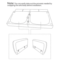 Costway Convertible Futon Sofa Bed PU Adjustable Couch Sleeper W/Wood Legs -Furniture Series Store GUEST 7916d9a3 4f84 49f9 b32d f7e7cf1a6a94