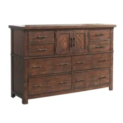 Dex Dresser Walnut Brown - Picket House Furnishings