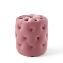 Amour Tufted Button Round Performance Velvet Ottoman - Modway -Furniture Series Store GUEST 79f6e293 a7f1 4e28 ab1f b2ac9f2bb978