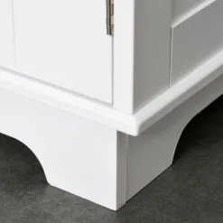 HOMCOM 67" Modern Buffet With Hutch, Louvered Kitchen Pantry Microwave Cabinet With Framed Glass Doors And 2 Drawers, White 11 HOMCOM 67" Modern Buffet With Hutch, Louvered Kitchen Pantry Microwave Cabinet With Framed Glass Doors And 2 Drawers, White -Furniture Series Store GUEST 7aa0a79c d9cd 45a4 acd2 e65efed659ad