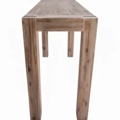 40" Woodstock Acacia Wood With Metal Inset Media Console Table Brushed Driftwood - Alaterre Furniture -Furniture Series Store GUEST 7b61e217 1294 416b 8053 b86d42b53647