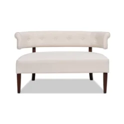 Jennifer Taylor Home Jared Roll Arm Tufted Bench Settee -Furniture Series Store GUEST 7bbae682 bbe5 4876 b1e7 f53f1912c08a