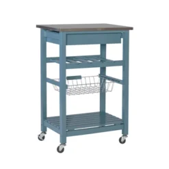 Clarke Kitchen Cart - Linon -Furniture Series Store GUEST 7c56be92 60f7 4ffc 8537 5d03d4497309