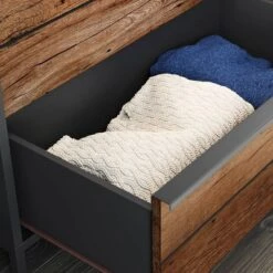 Boulevard 6 Drawer Horizontal Dresser With Metal Frame Black - Sauder 11 Boulevard 6 Drawer Horizontal Dresser With Metal Frame Black - Sauder -Furniture Series Store GUEST 7d539c26 9df0 4223 b70a 86703f700de2