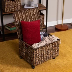 BirdRock Home Rolling Legal Letter File Organizer With Lid For Office - Brown Wash -Furniture Series Store GUEST 7e46d40d 302b 49be a47e a61065e9768a