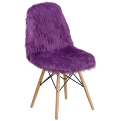 Emma And Oliver Shaggy Dog Fur Accent Chair -Furniture Series Store GUEST 7ec8c474 e7ab 4969 a322 c8f6b6b71730