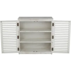 Elm Lane Hudson 26" Wide Slat Door Accent Cabinet -Furniture Series Store GUEST 7f34b0ba bf53 4584 b48a cd4846e2ce0c