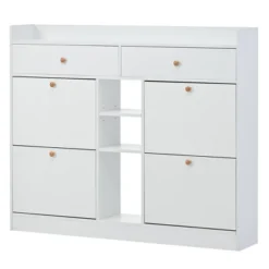 Modern Multifunctional Shoe Cabinet With 4 Turnover Drawers - ModernLuxe 15 Modern Multifunctional Shoe Cabinet With 4 Turnover Drawers - ModernLuxe -Furniture Series Store GUEST 7f96d420 c5aa 4337 8431 3eccb7e8714f