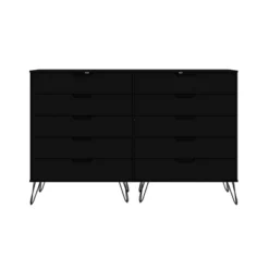 Rockefeller 10 Drawer Double Tall Dresser - Manhattan Comfort -Furniture Series Store GUEST 8025aacc 743d 4a0c bc75 1f0f1d48f155