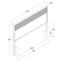Wood & Cane Transitional Headboard - Hearth & Hand™ With Magnolia -Furniture Series Store GUEST 80627b94 92e4 48a9 a766 37f507ba73be