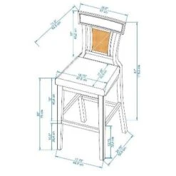 Rylan Barstool - Linon -Furniture Series Store GUEST 8191ca1e f793 4d6d ab09 5f82bb3778e7
