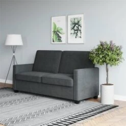 Queen Cassidy Sofa Sleeper Gray Velvet - Room & Joy -Furniture Series Store GUEST 8246b8eb dc2f 4b58 b22d 2b85990edfcc