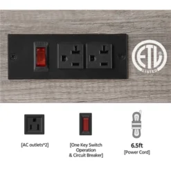 Yaheetech 4-Tier 55" Kitchen Baker's Rack With Power Outlet 15 Yaheetech 4-Tier 55" Kitchen Baker's Rack With Power Outlet -Furniture Series Store GUEST 82a94377 33ab 4ead a366 4fbcb8e19aa1