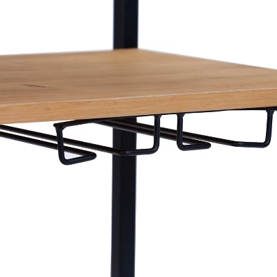 Honey-Can-Do Loft Bar Cart 6 Honey-Can-Do Loft Bar Cart - Image 6