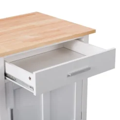 Sage Wood Kitchen Cart White - CorLiving -Furniture Series Store GUEST 848f836c 243d 450d 96fb 68c799f7e962